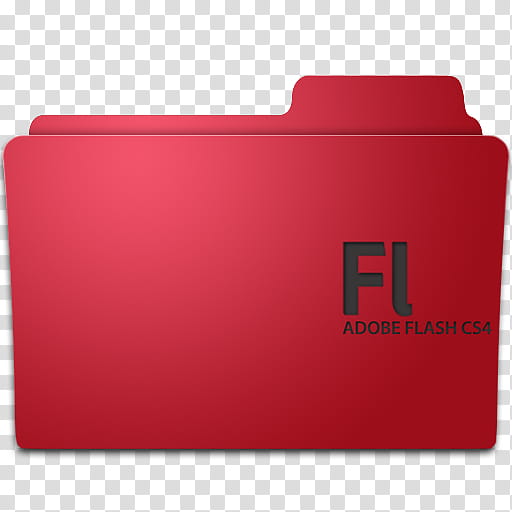 Adobe program ico, Adobe Flash CS folder icon transparent background PNG clipart