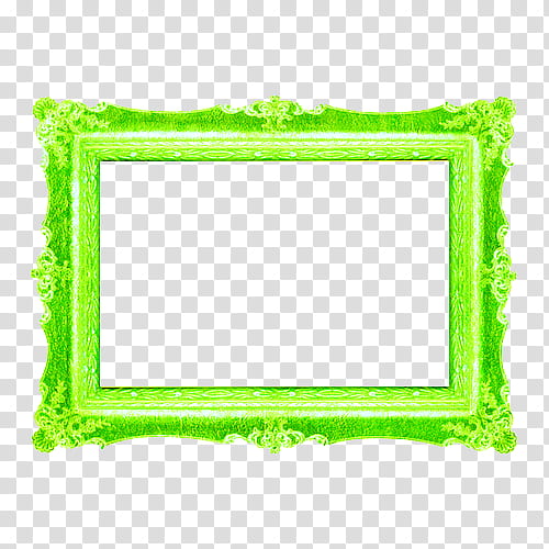 green frame transparent background PNG clipart