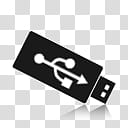 ecqlipse, black and white flash drive transparent background PNG clipart