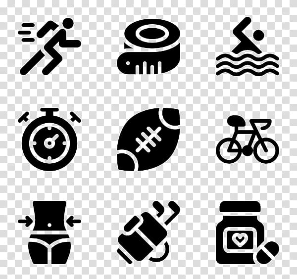 Fitness, Olympic Weightlifting, Symbol, Fitness Centre, Dumbbell, Calligraphy, Blackandwhite transparent background PNG clipart