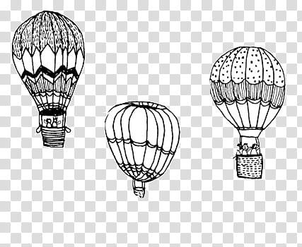 some stuffffffff, three hot air balloons arts transparent background PNG clipart