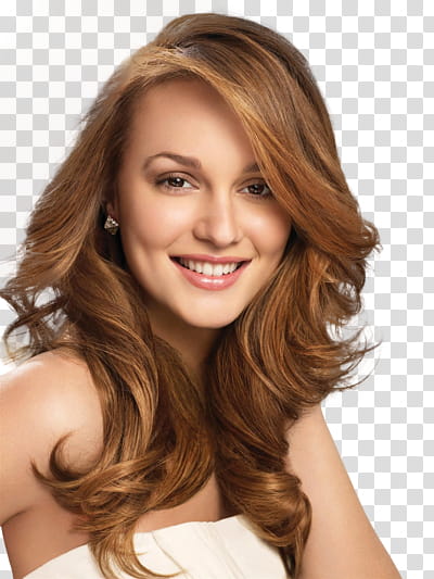 Leighton Meester, woman smiling wearing white off-shoulder top transparent background PNG clipart