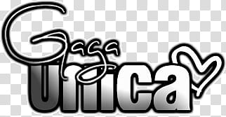 Texto Gaga unica transparent background PNG clipart