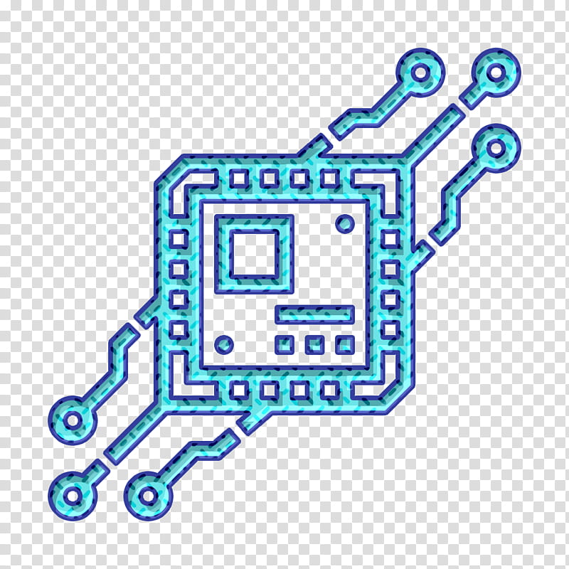 Artificial Intelligence icon Cpu icon Chip icon, Line, Auto Part transparent background PNG clipart