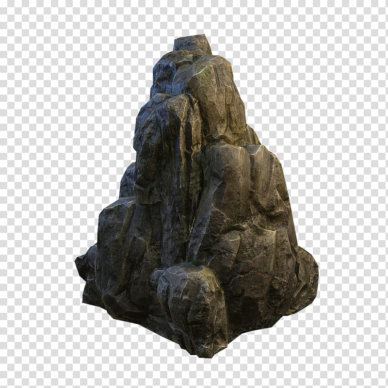 Rock Collection , gray rock formation illustration transparent background PNG clipart