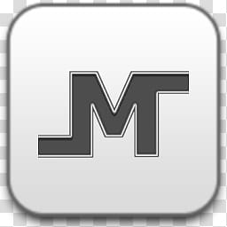 Albook extended , black m logo transparent background PNG clipart