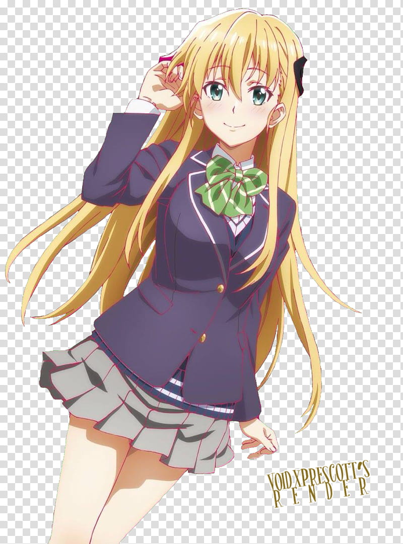 Tendou Karen Gamers Render D Drawing Of An Anime Girl With