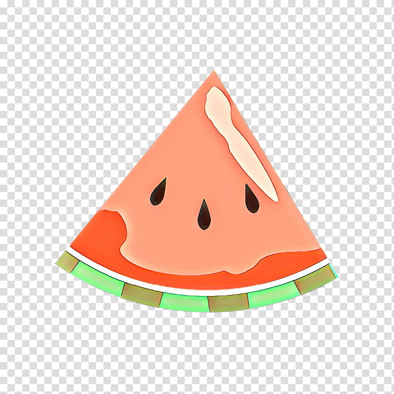 Cartoon Party Hat, Watermelon, Triangle, Orange Sa, Citrullus, Candy Corn, Fruit, Smile transparent background PNG clipart