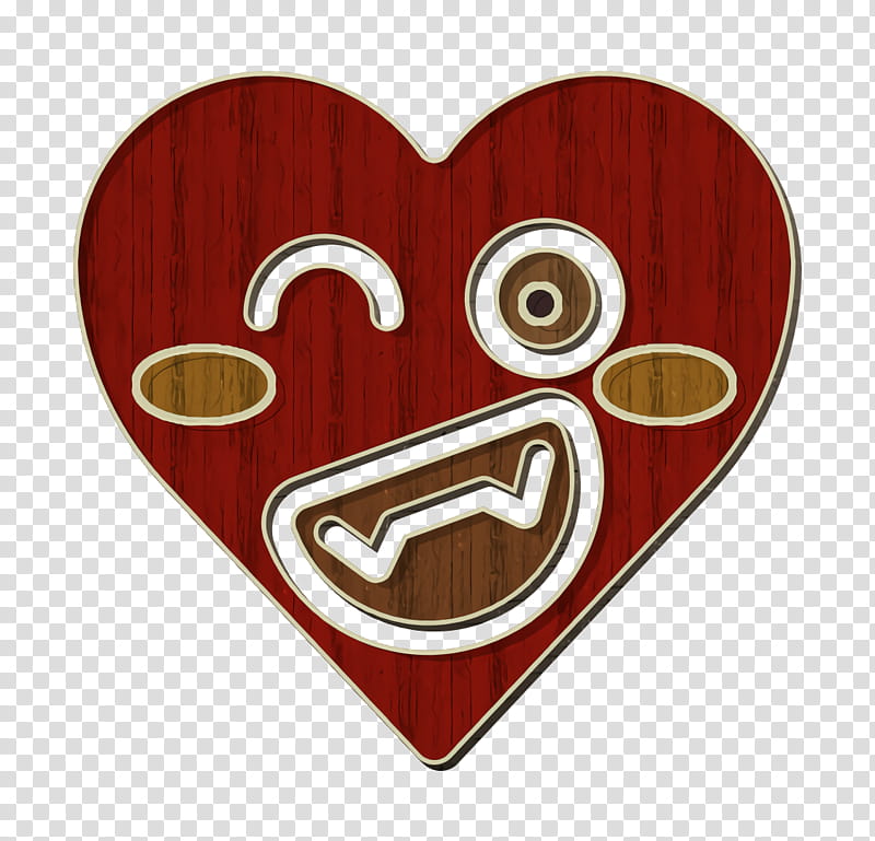 emoji icon emotion icon funny icon, Happy Icon, Heart Icon, Smile Icon, Cartoon, Brown, Emoticon, Symbol transparent background PNG clipart