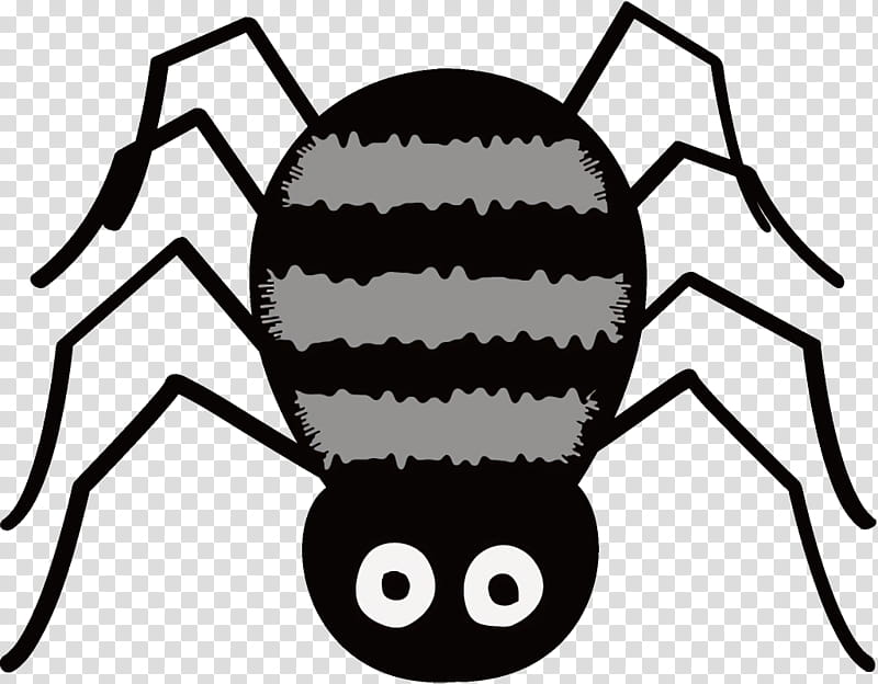 spider halloween, Halloween , Black, Cartoon, Blackandwhite, Widow Spider, Arachnid transparent background PNG clipart