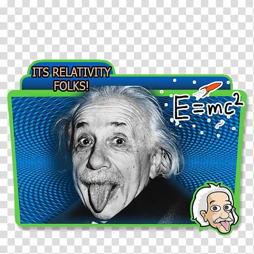 Albert Einstein Folder Icon &#;Relativity Folks&#; transparent background PNG clipart
