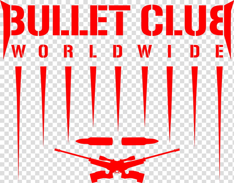 Bullet Club Worldwide Logo (Red) transparent background PNG clipart