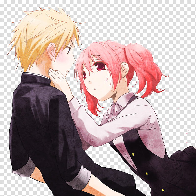 Inu x Boku SS De Renders, male and female anime characters transparent background PNG clipart