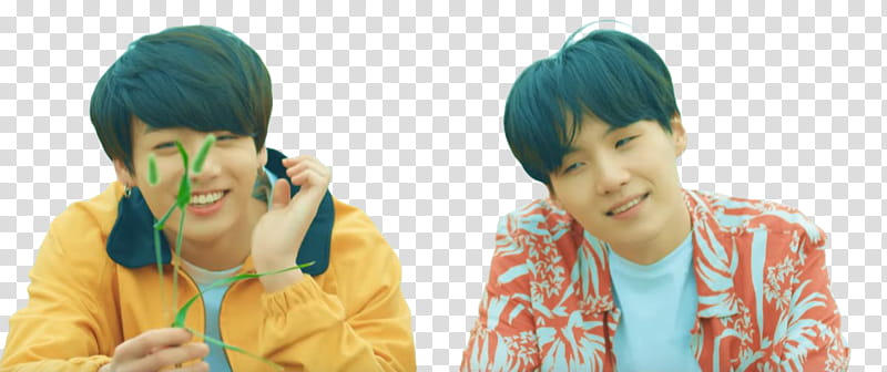 Kookga BTS, two smiling men wearing assorted-color jacket and shirt transparent background PNG clipart