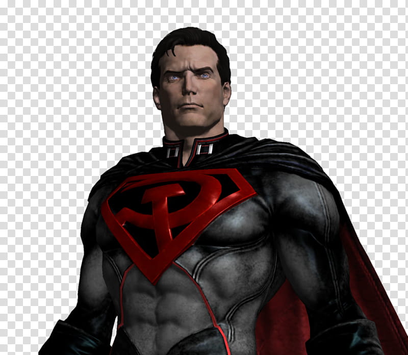 Superman Red son transparent background PNG clipart