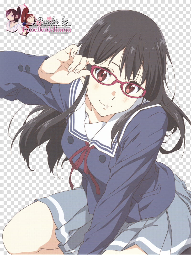 Render Kyoukai no kanata Mitsuki Nase, female anime character transparent background PNG clipart