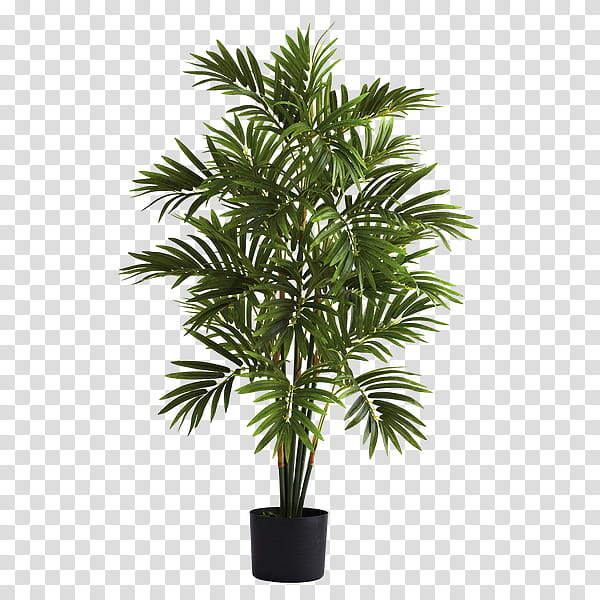 Date Tree Leaf, Palm Trees, Areca Palm, Nearly Natural, Potted, Plants, Artificial Tree, Trunk transparent background PNG clipart