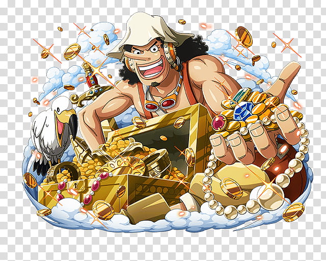 USOPP, One Piece character screenshot transparent background PNG clipart