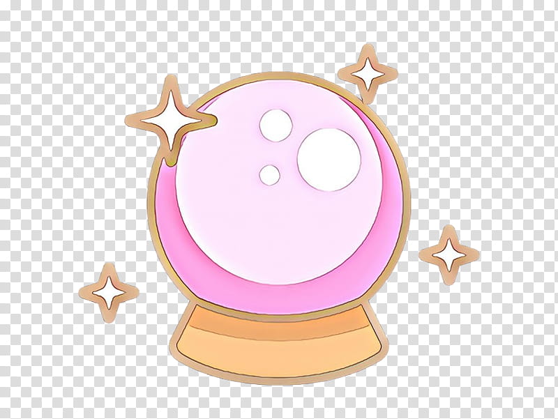 Cartoon Clock, Cartoon, Crystal Ball, Magic 8ball, Pink, Symbol, Alarm Clock transparent background PNG clipart