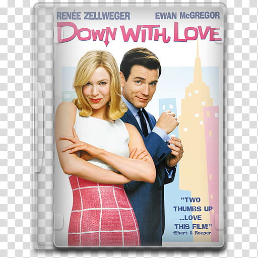 Movie Icon , Down with Love, Down with Love DVD case illustration transparent background PNG clipart