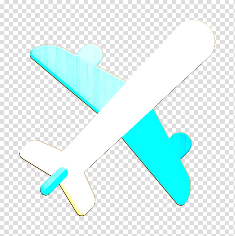 Plane icon Travel App icon, Airplane, Air Travel, Turquoise, Aircraft, Wing, Vehicle, Line transparent background PNG clipart