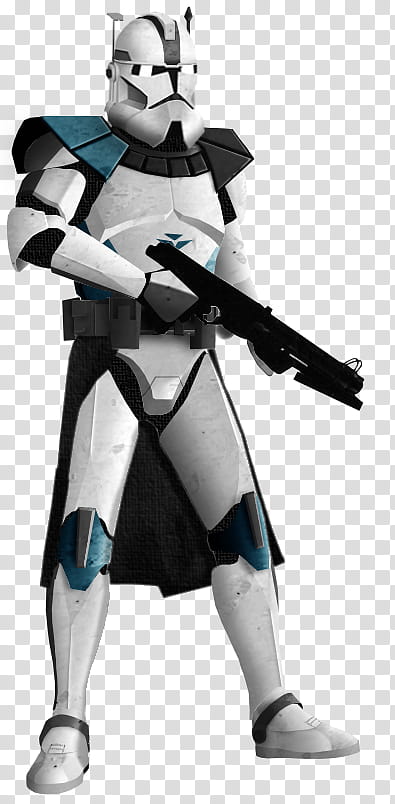 Commander Militt, Star Wars character holding rifle transparent background PNG clipart