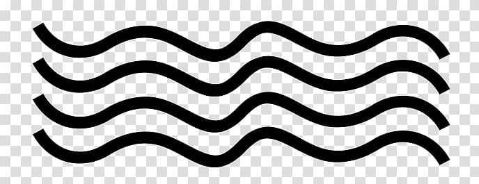 LIKES, black wave lines transparent background PNG clipart