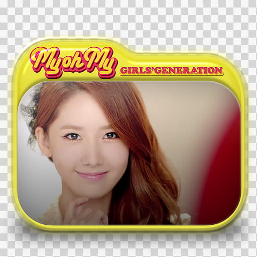 SNSD My Oh My MV Version Folder Icon , Yoona transparent background PNG clipart