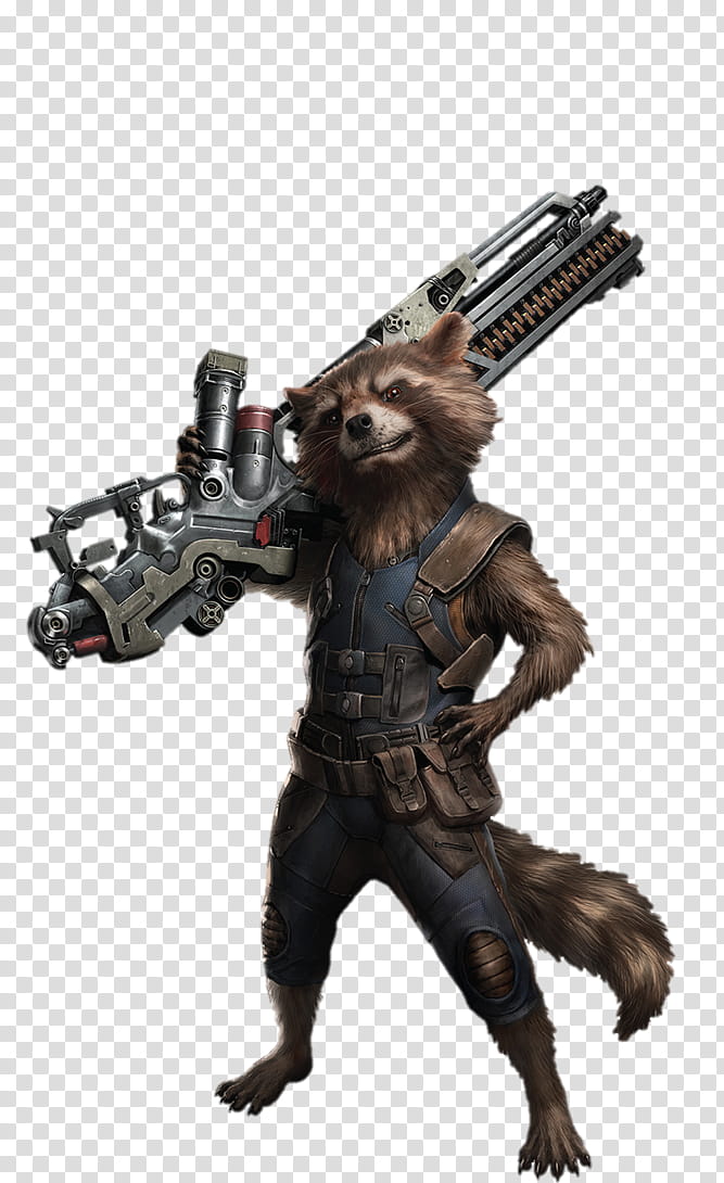 Rocket Raccoon Infinity War transparent background PNG clipart