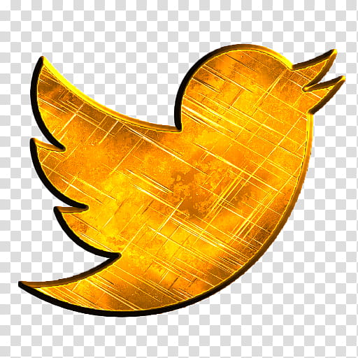 Yello Scratchet Metal Icons Part , twitter-logo- transparent background PNG clipart