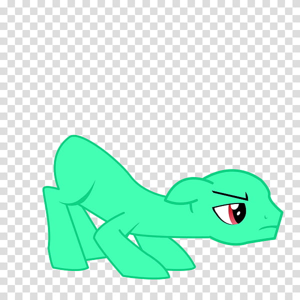 Colt Base Earth Pony, green hairless Little Pony character transparent background PNG clipart