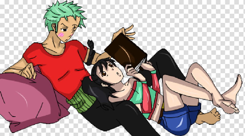 Don&#;t Read .:. Heba and Zoro .:. transparent background PNG clipart