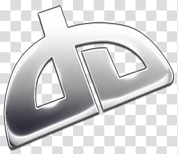 DA Metal Logo, white logo illustration transparent background PNG clipart