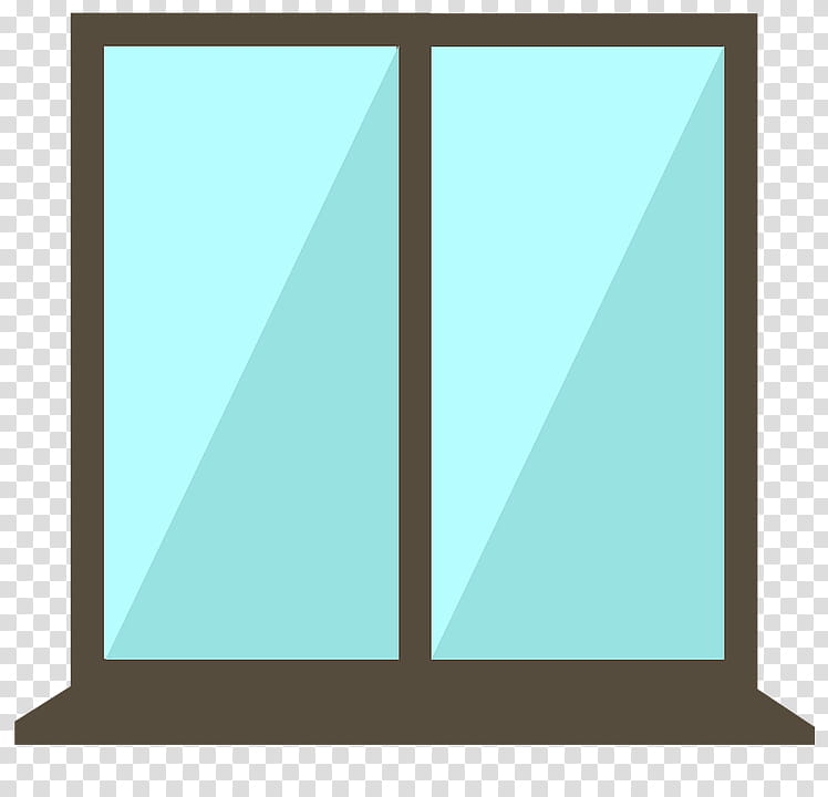 Building, Window, Facade, House, Glass, Blue, Teal, Line transparent background PNG clipart