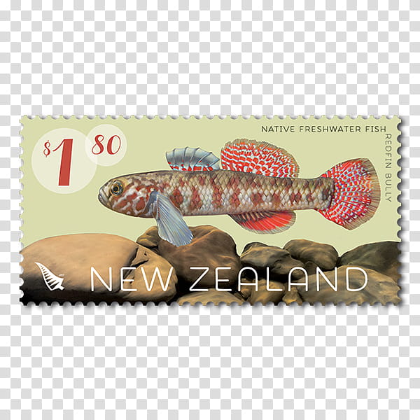 Postage Stamp, Postage Stamps, Miniature Sheet, First Day Of Issue, New Zealand, Freshwater Fish, Fresh Water, New Zealand Post transparent background PNG clipart
