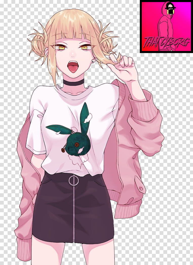 My Hero Academia, Himiko Toga (Render)  transparent background PNG clipart