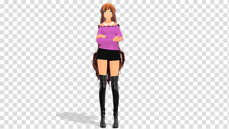 Felicia MMD DL transparent background PNG clipart