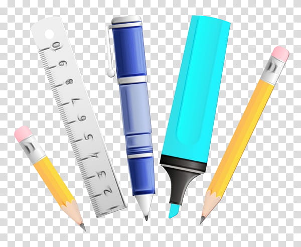 writing implement pen writing instrument accessory office supplies marker pen, Watercolor, Paint, Wet Ink, Plastic transparent background PNG clipart