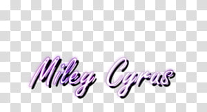 Texto de Miley Cyrus transparent background PNG clipart thumbnail