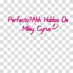 Texto De Miley Cyrus transparent background PNG clipart thumbnail