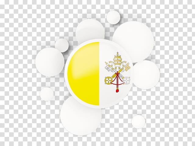 Flag, Vatican City, Flag Of Vatican City, National Flag, Banco De ns, Yellow, Circle transparent background PNG clipart
