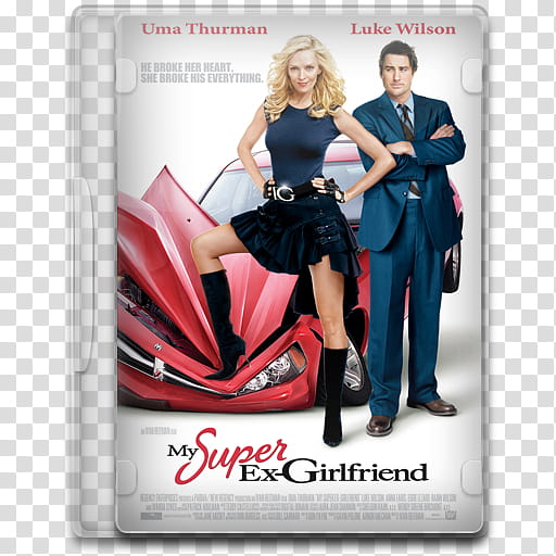 Movie Icon , My Super Ex-Girlfriend, My Super Ex-Girlfriend DVD case transparent background PNG clipart