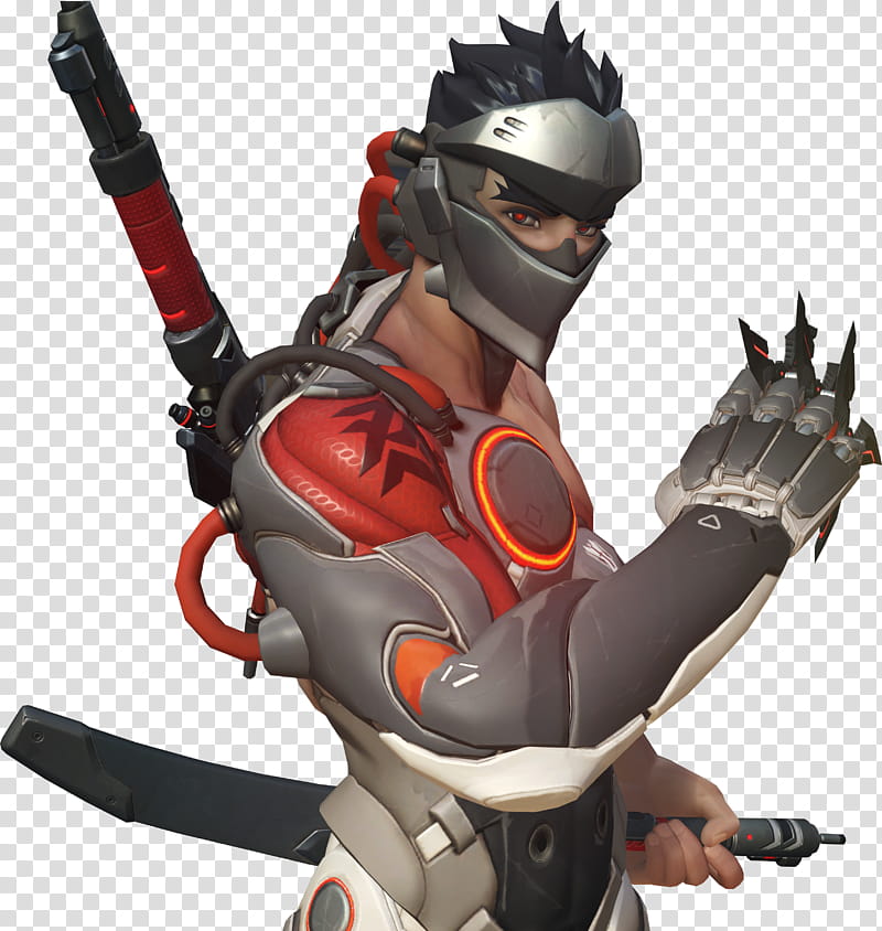 Blackwatch Genji  x , male game character transparent background PNG clipart