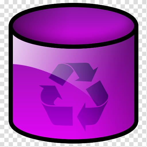 Trash Icons, trash-violet-empty transparent background PNG clipart