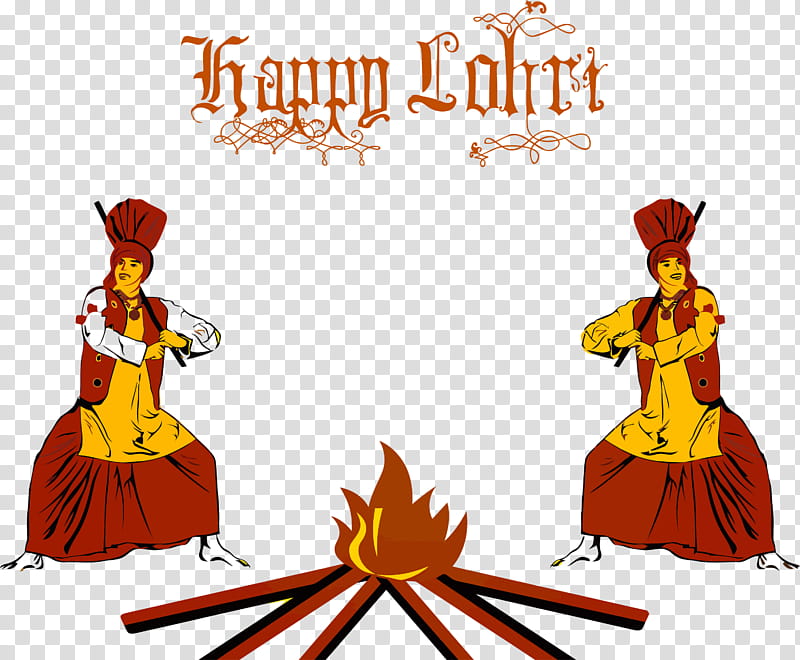 lohri happy lohri, Cartoon, Folk Dance, Event, Luau, Hula, Performing Arts transparent background PNG clipart