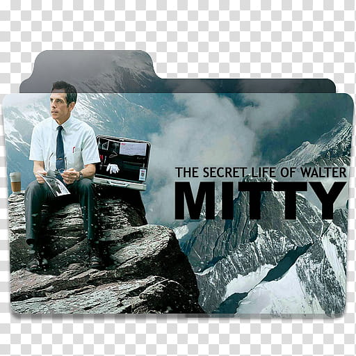 Movies folder icons , the secret life of walter mitty  transparent background PNG clipart