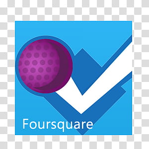 Foursquare logo transparent background PNG clipart