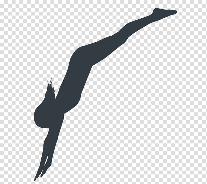 Dance Logo, Silhouette, Diving, Scuba Diving, Underwater Diving, Diving Boards, Scuba Set, Athletic Dance Move transparent background PNG clipart