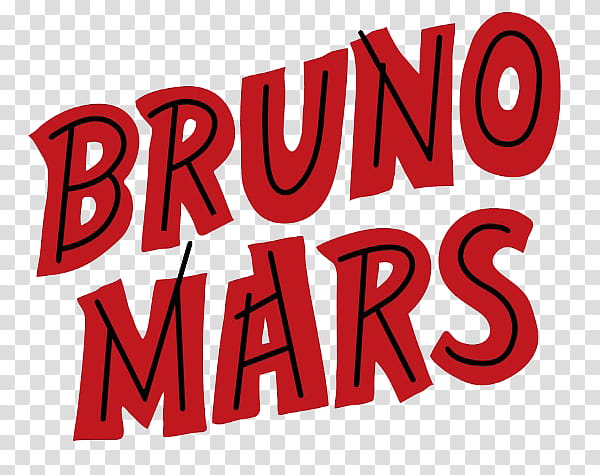 Bruno Mars, Bruno Mars text overlay transparent background PNG clipart