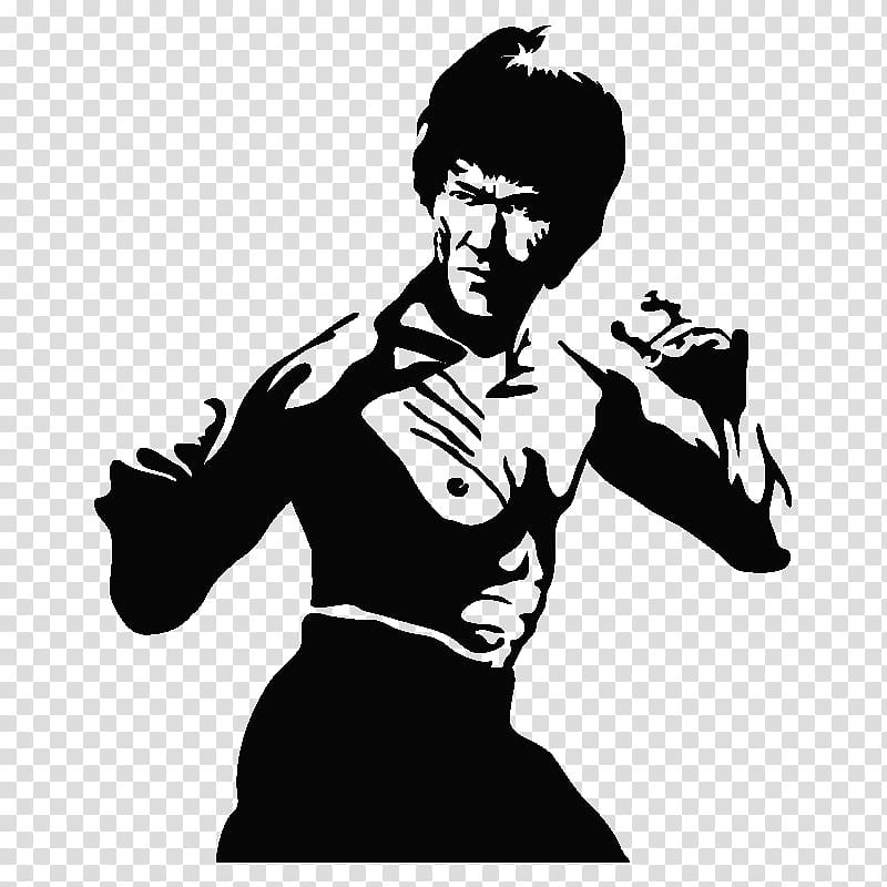 Dragon Drawing, Stencil, Silhouette, Martial Arts, 2018, Painting, Bruce Lee, Enter The Dragon transparent background PNG clipart